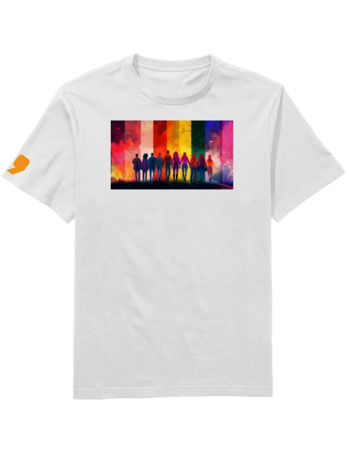 The Rainbow Voices Round Neck T-Shirt